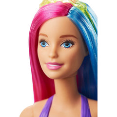 Barbie Dreamtopia Mermaid Doll 12-Inch Pink And Blue Hair With Tiara