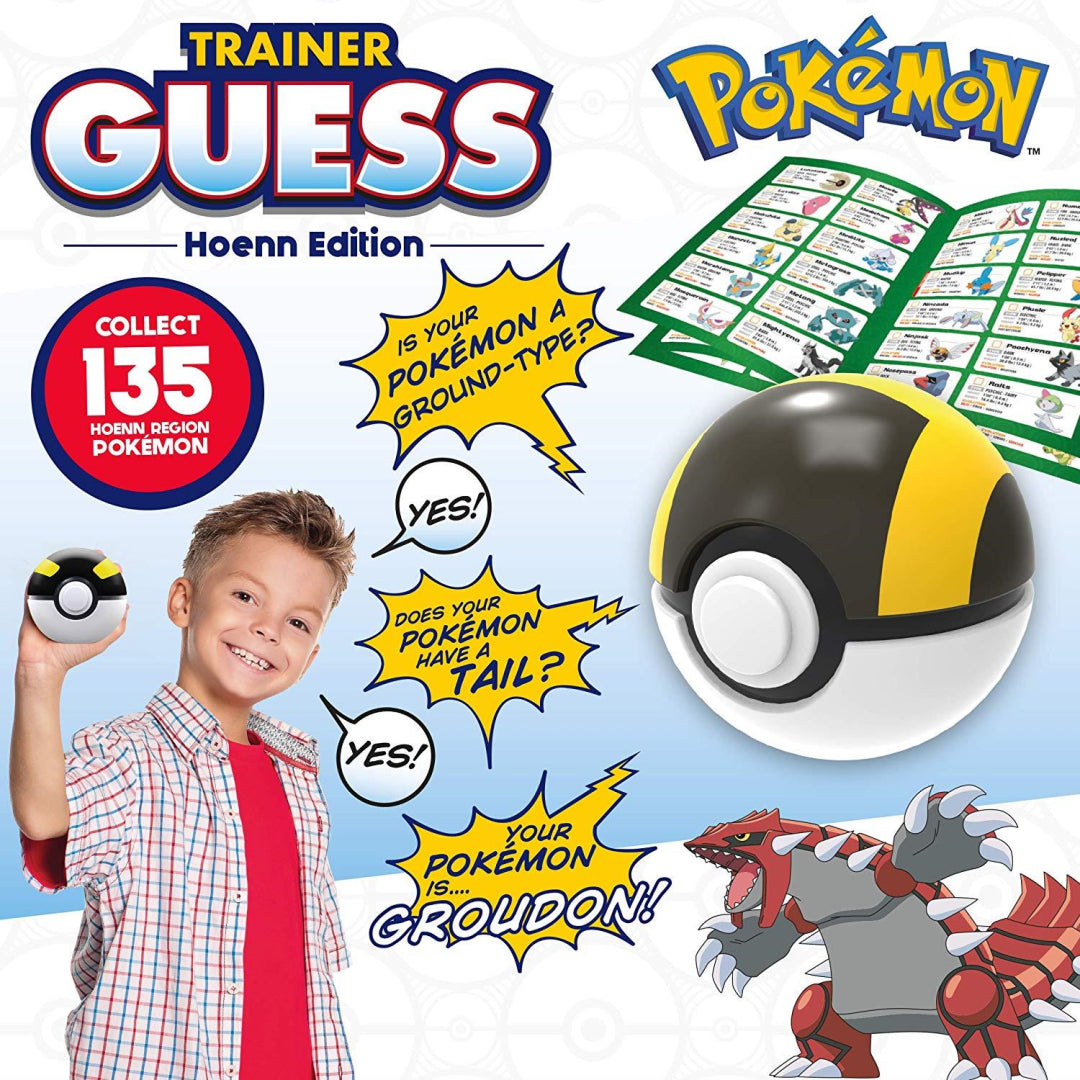 Pokemon Trainer Guess Hoenn Edition Ultra Ball Toy - Maqio