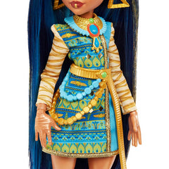 Monster High Doll and Pet Dog Posable Fashion Doll - Cleo De Nile
