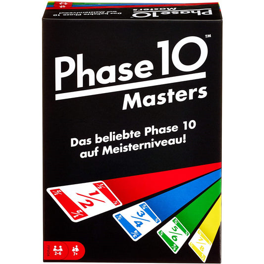 Mattel Gaming Phase 10 Masters Card Game 2 - 6 Players - German Language