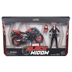 Marvel E1375 Legends Series Black Widow Collectable Figure and Vehicle (E0805) - Maqio