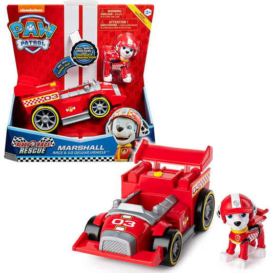 Paw Patrol Ready Race Rescue Marshall Race & Go Deluxe Vehicle