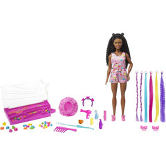 Barbie Life in the City Braid Style & Care Playset & Doll