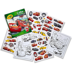 Crayola Cars Colour and Sticker Book