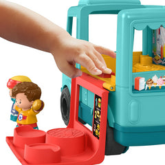 Fisher-Price Little People Serve It Up Burger Truck and Mini Figures