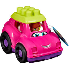 Mega Bloks Catie Convertible Truck First Builders Rolling Car and Figure