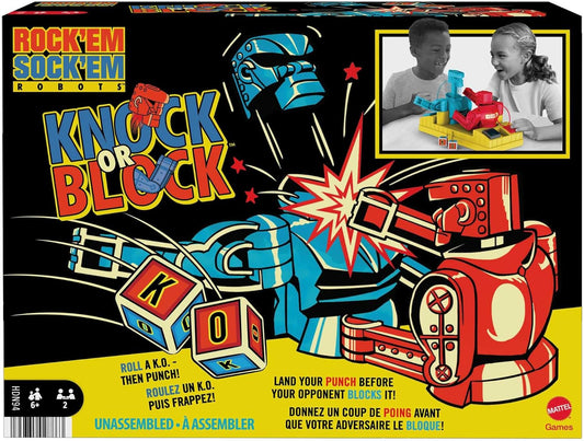 Mattel Games Classsic Rock Em Sock Em Boxing Game