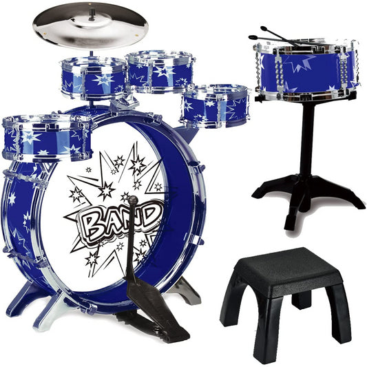 Toyvelt Big Bang Rock & Rhythm Drum Kit 12 Piece Musical Toy