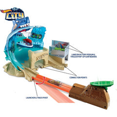 Hot Wheels City Shark Beach Battle Playset