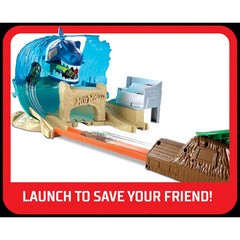 Hot Wheels City Shark Beach Battle Playset