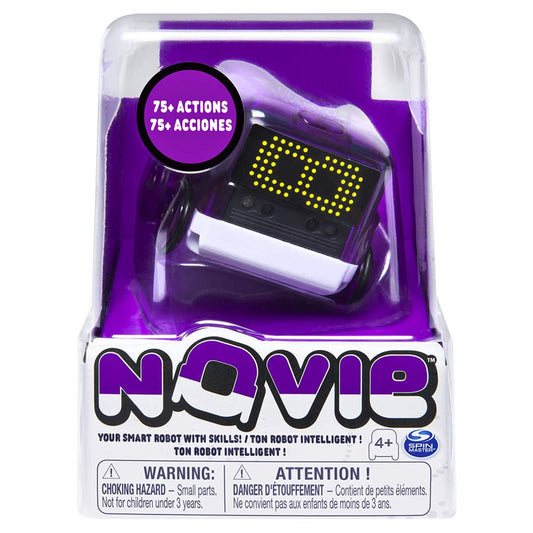 Novie 6054387 Interactive Smart Robot with Over 75 Actions and Learns 12 Tricks (Purple) - Maqio