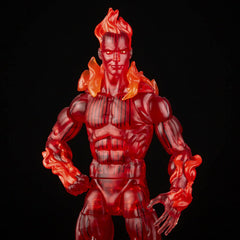 Marvel Fantastic Four Legends Series 6in Retro Action Figure - The Human Torch