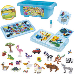 Aquabeads Box Of Fun Safari 3000 Beads inc Accessories