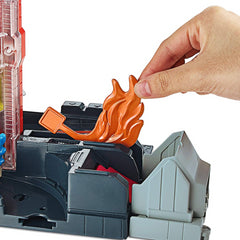 Hot Wheels City Super Fire House Rescue Playset