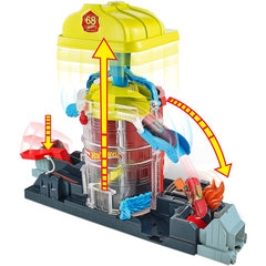 Hot Wheels City Super Fire House Rescue Playset