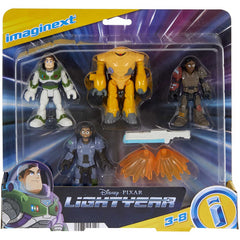 Imaginext Disney Pixar Lightyear Buzz Lightyear and Jr. Zap Patrol 4-pack Action Figures
