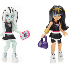 MEGA Bloks Monster High 208 Piece Playset - Cleo de Nile and Frankie Stein Doll