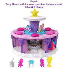 Polly Pocket Birthday Cake Countdown Shape, Package & 25 Surprises