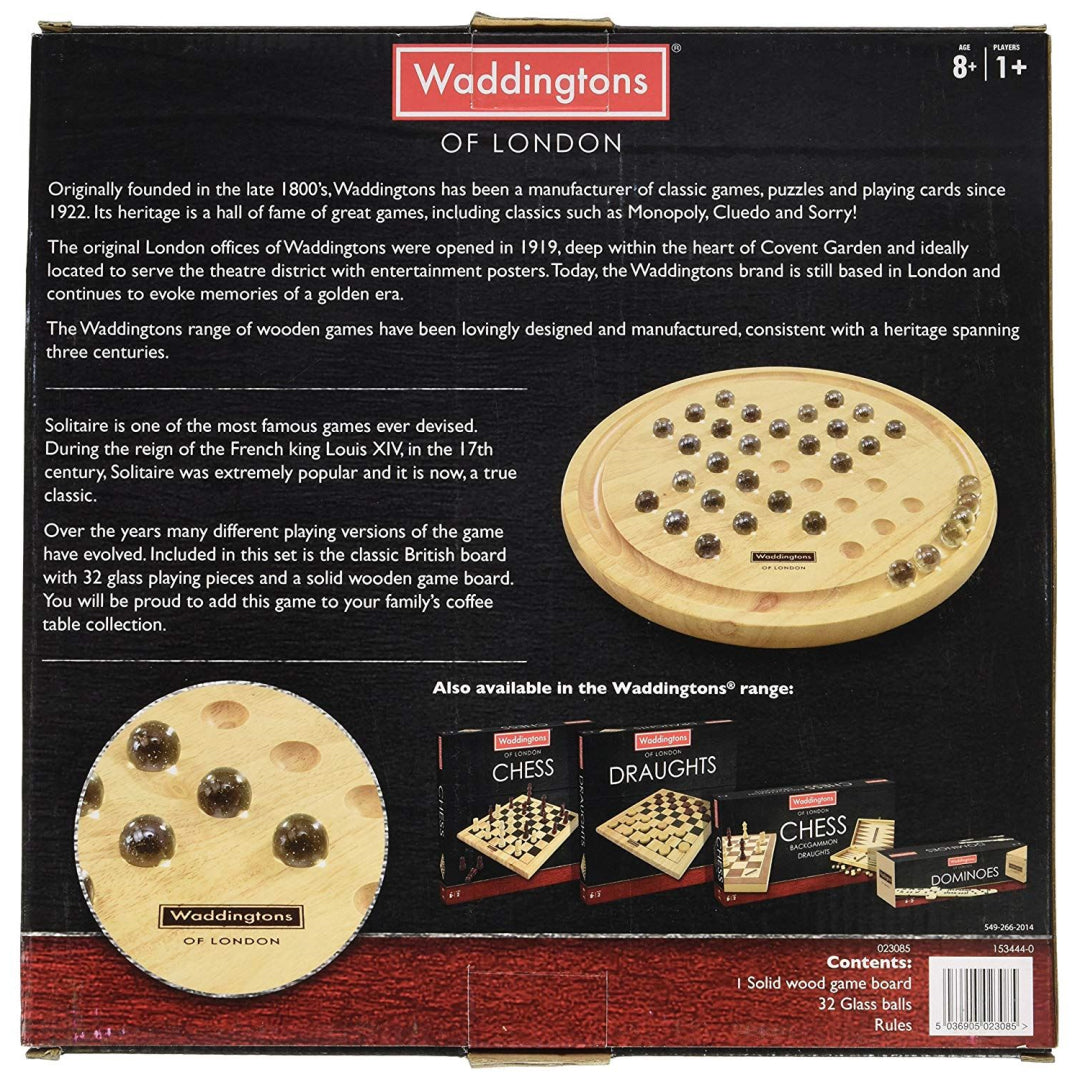 Solitaire Waddingtons of London Board Game - Maqio