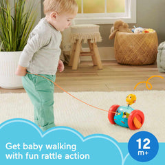 Fisher-Price Rattling Pull Along Elephant for Babies