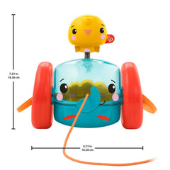 Fisher-Price Rattling Pull Along Elephant for Babies