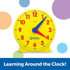 Learning Resources Big Time Student Teaching & Demonstration Clock 12 Hour