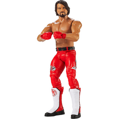 WWE Basic Series 78 Mattel Wrestling Action Figure - AJ Style Red Attire Costume