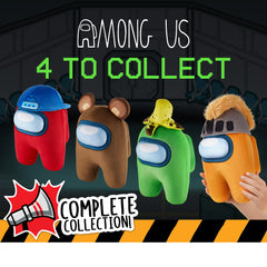 Among Us Series 2 Huggable Plush Crewmate Figure 30cm - Red Blue Hat