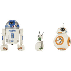 Star Wars Galaxy of Adventures R2-D2, BB-8, D-O Action Figure 3-Pack, 5" Droids