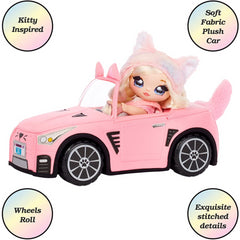 Na!Na!Na! Surprise Soft Plush Pink Convertible Kitty-Themed Doll and Vehicle