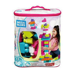 Mega Bloks DCH62 Big Building Bag, Pink - Maqio