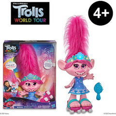 DreamWorks Trolls World Tour Dancing Hair Poppy Interactive Doll