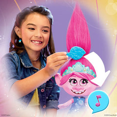 DreamWorks Trolls World Tour Dancing Hair Poppy Interactive Doll