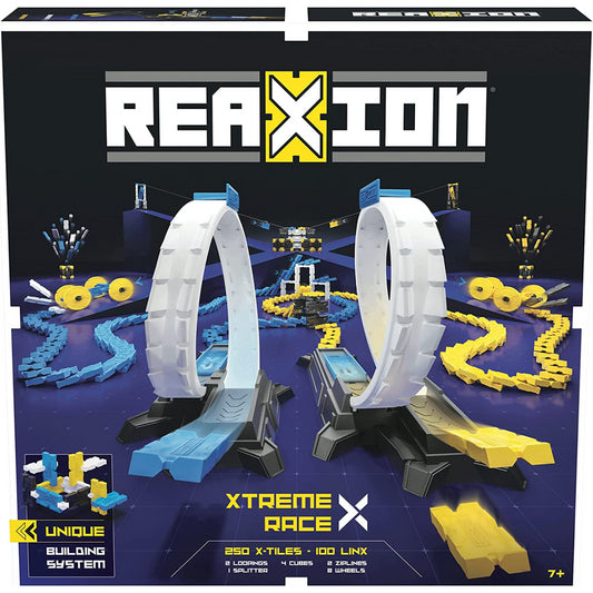 Reaxion Xtreme Race Domino STEM and Construction Toy
