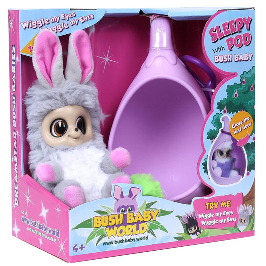 Bush Baby World Sleepy Pod with Bush Baby Nenia Soft Toy - Maqio