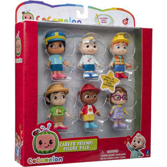 Cocomelon 6 Pack Play Figures Career Friends Figures
