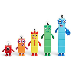 Learning Resources Number Blocks Friends one to Five 5pcs