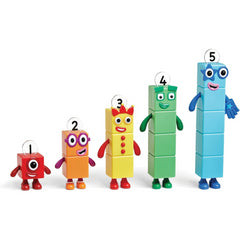 Learning Resources Number Blocks Friends one to Five 5pcs
