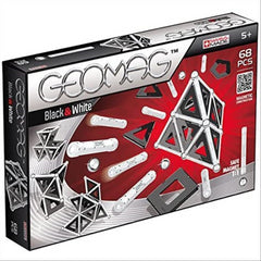 Geomag Special Edition Black & White Magnetic Construction Set - 68 Piece