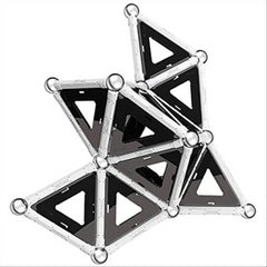 Geomag Special Edition Black & White Magnetic Construction Set - 68 Piece