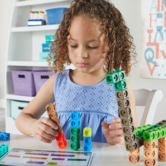 Learning Resources MathLink Cubes Early Maths Activity Set Dino Time