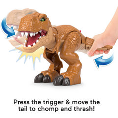 Fisher-Price Imaginext Jurassic World Thrashin Action T Rex Dinosaur Figure