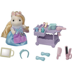 Sylvanian Families Pony's Hair Stylist Set Figure and Accessories