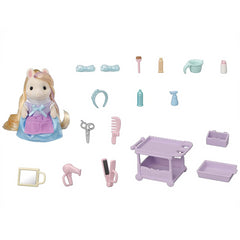 Sylvanian Families Pony's Hair Stylist Set Figure and Accessories