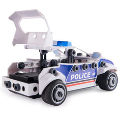 Meccano Junior RC Police Car with Working Boot and Real Tools