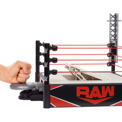 WWE 3 Count Kickout Ring 52cm x 41cm x 32cm & Launcher