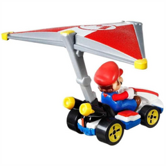 Hot Wheels Mario Kart Standard Kart Super Glider Die Cast - Mario