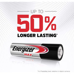 Energizer MAX Alkaline AA Batteries Pack of 16