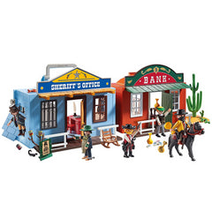 Playmobil 70012 Take Along Western City Toy - Maqio