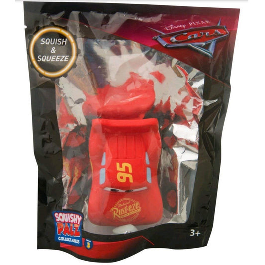 Sambro - Disney Pixar Cars Squishy Palz - Lightning McQueen Toy - Maqio